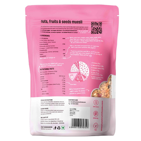 The Whole Truth Nut's Fruits & Seeds Muesli 350 gms