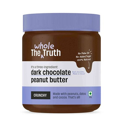 The Whole Truth Chocolate Crunchy Peanut Butter Small 325 gms