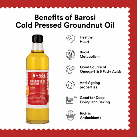 Cold Pressed Groundnut Oil 750ml