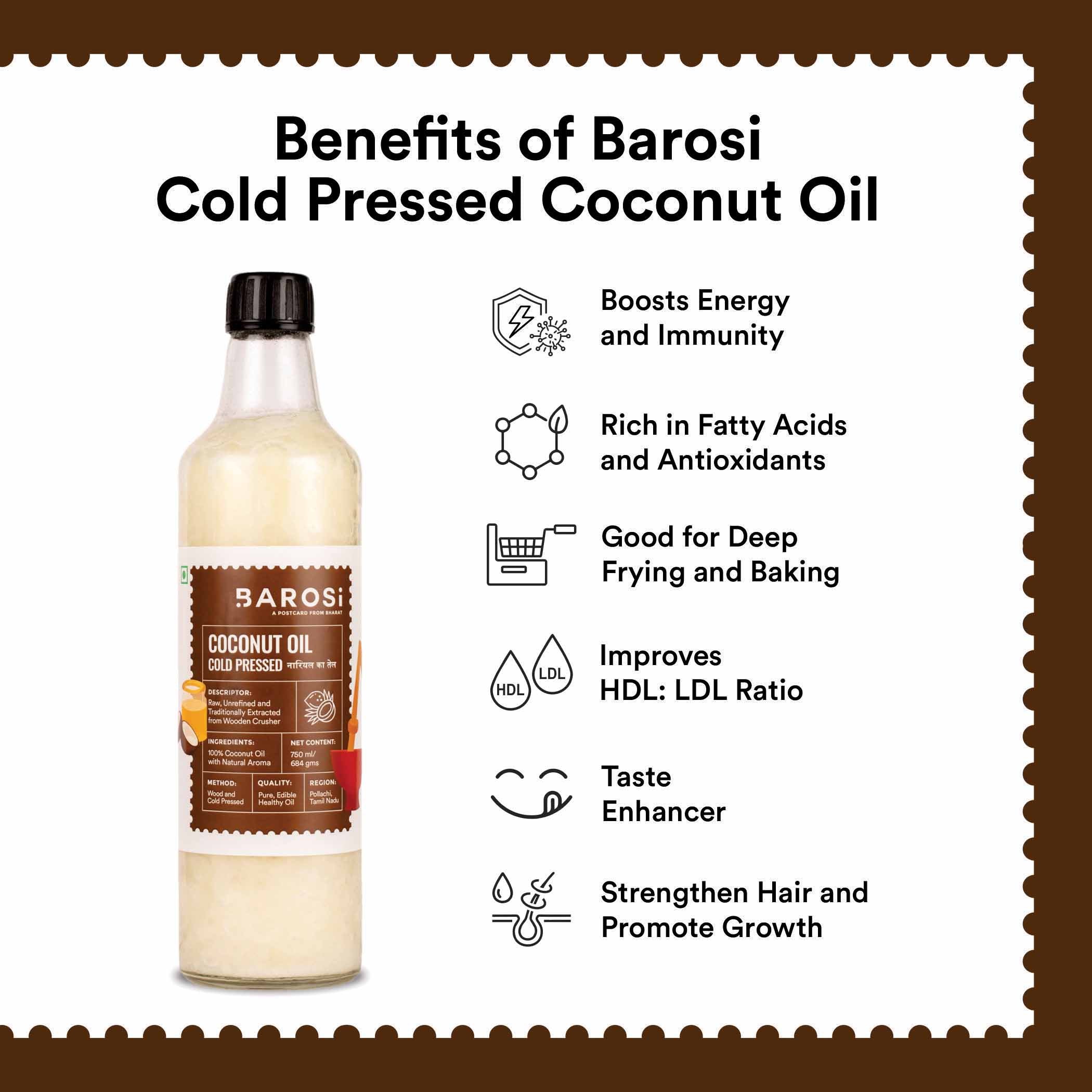 Cold Pressed Coconut Oil 750ml
