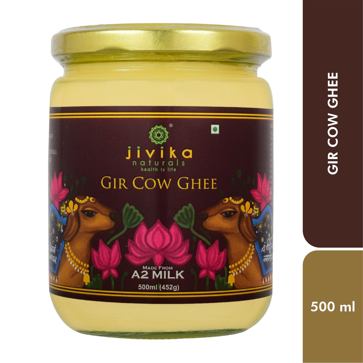 Jivika Premium Gir Cow Ghee 500ml