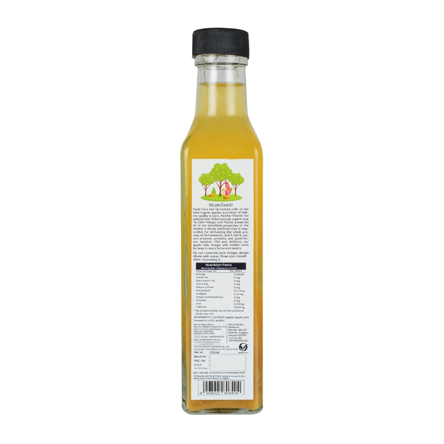 Jivika Apple Cider Vinegar with mother 250ml