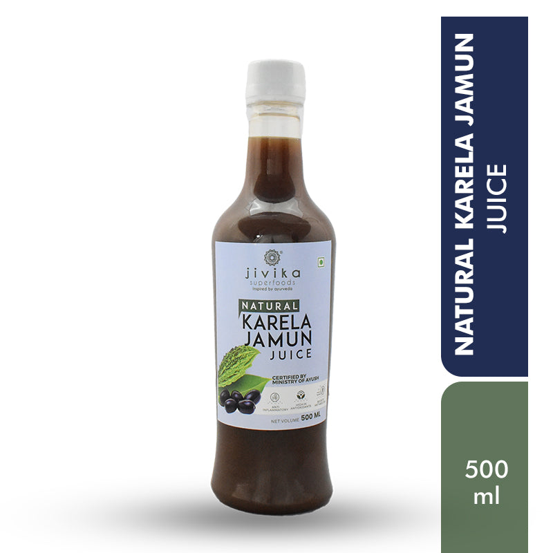 Jivika Naturals Karela Jamun Juice 500ml