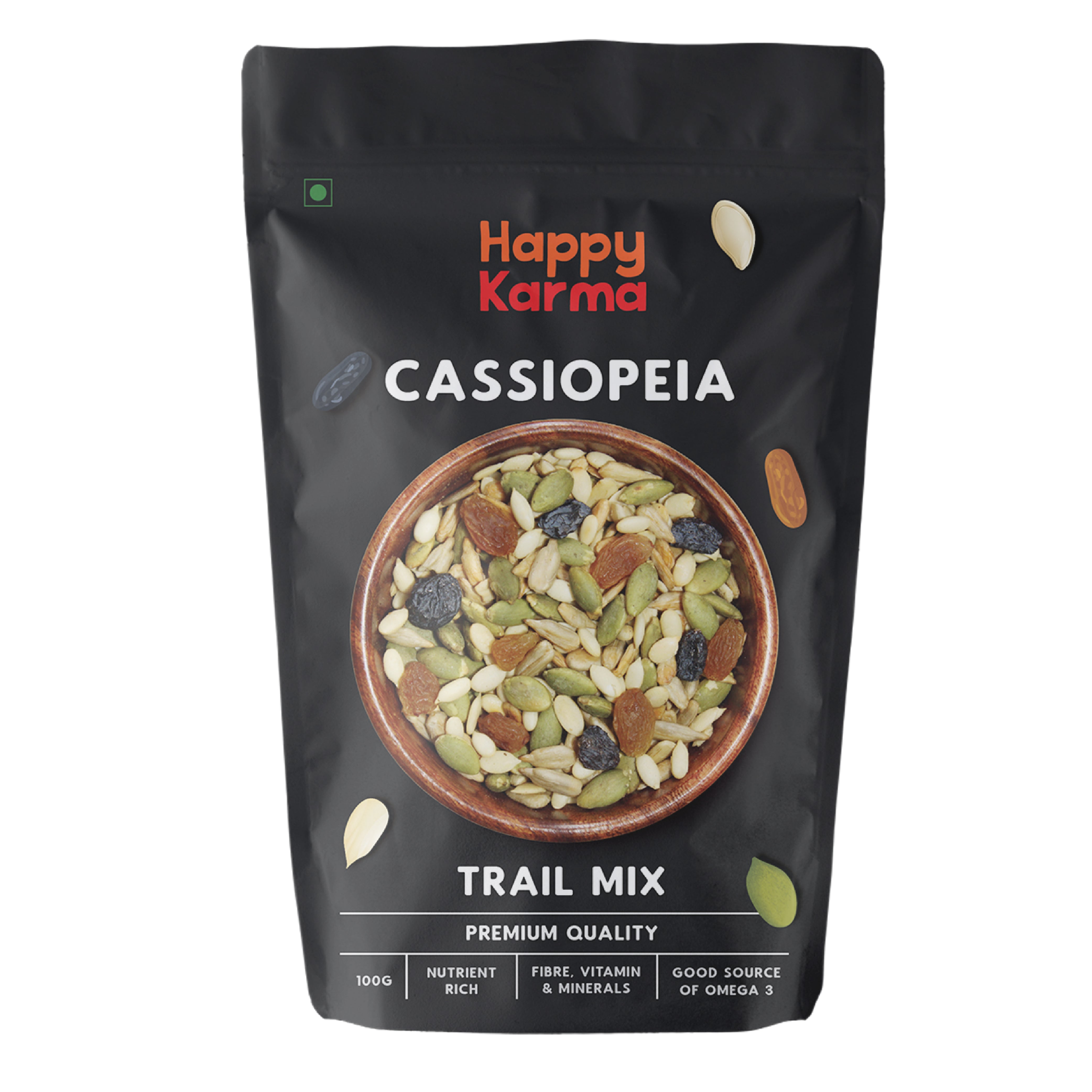 Happy Karma Cassiopeia Trail Mix 100g*2 | Mixed Super Seeds | Nutritional Goodness | Healthy Snacks |
