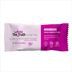 The Whole Truth Cocoa Cranberry Fudge Energy bar 40 gms