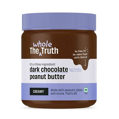 The Whole Truth Chocolate Creamy Peanut Butter Small 325 gms