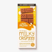 The Whole Truth Milk Chocolate with Quinoa Crisps 50gms