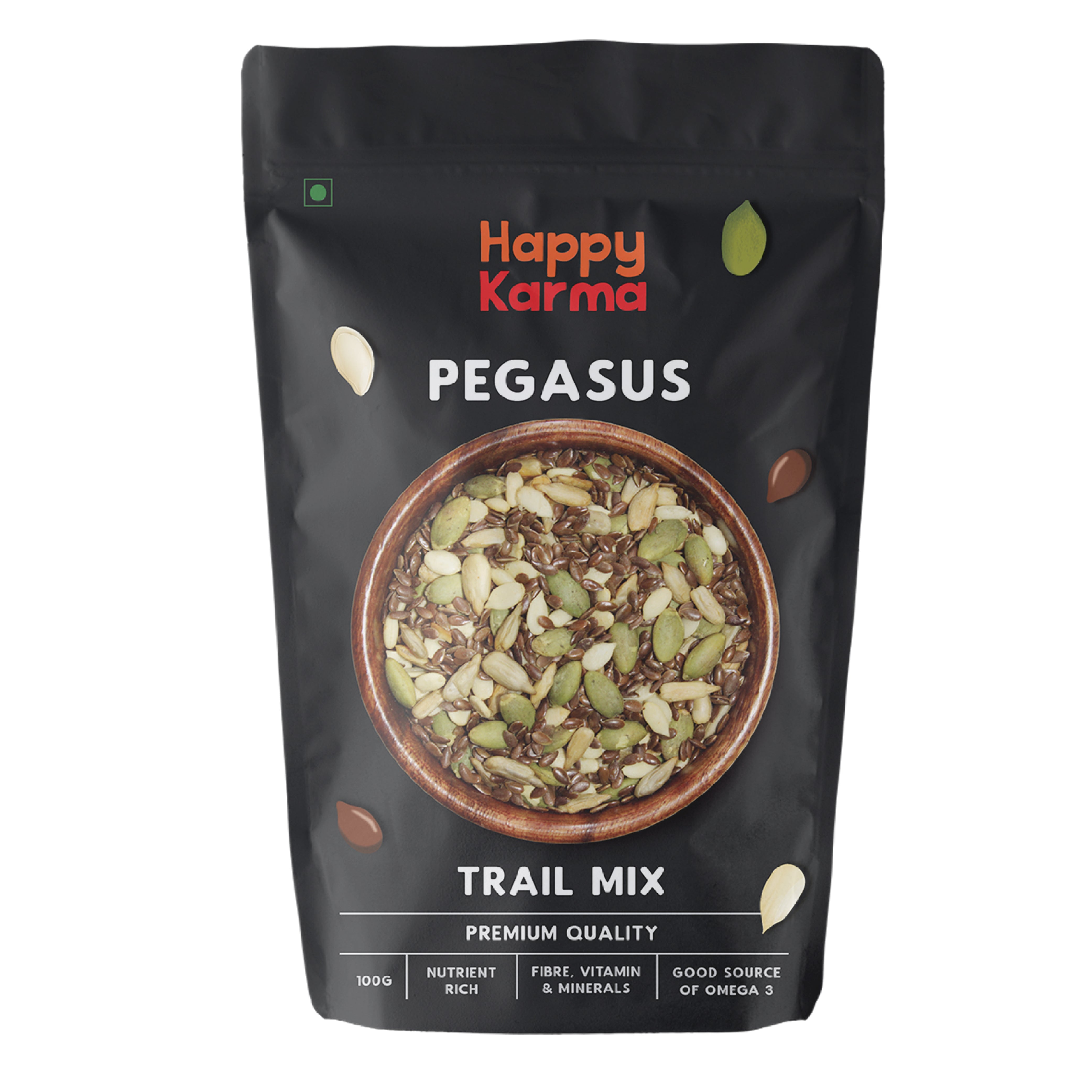 Happy Karma Pegasus Trail Mix 100g*2 | Healthy Munching | Nutritional Power house |