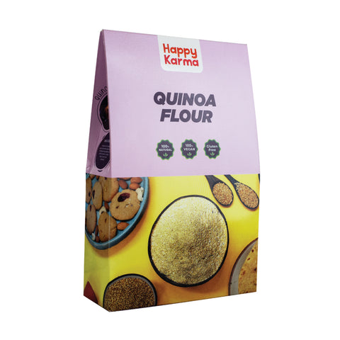 Happy Karma Quinoa Flour 650g | Diet food | Gluten Free | High Fiber | Organic and Nutritious Food