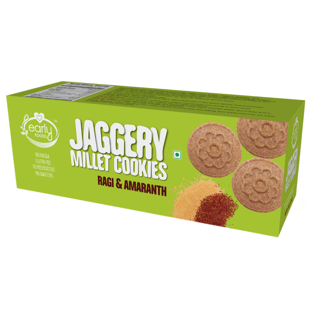 Ragi & Amaranth Jaggery Cookies 150g