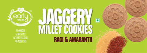 Ragi & Amaranth Jaggery Cookies 150g