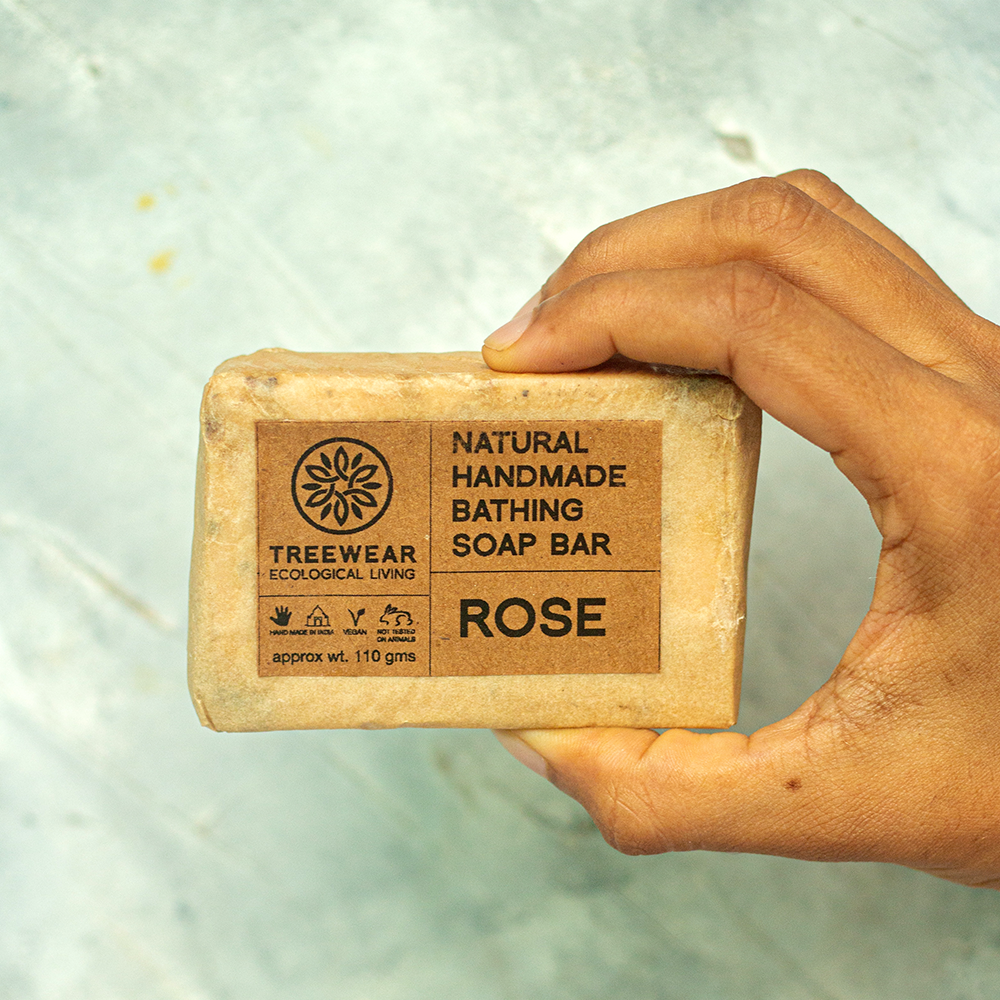 Cold Processed Soap - Rose - 110 gms