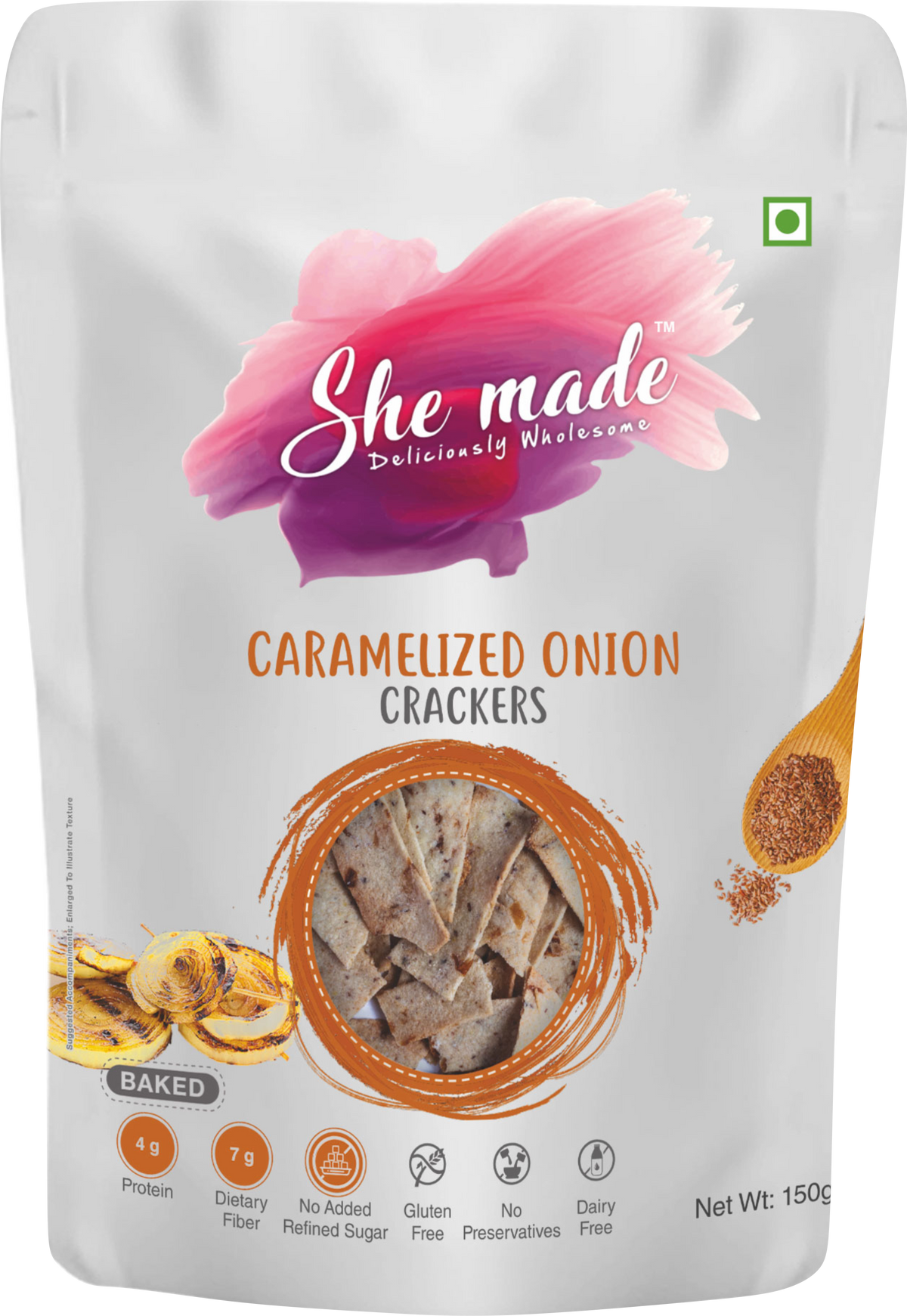 Crackers - Roasted Onion 150 gms