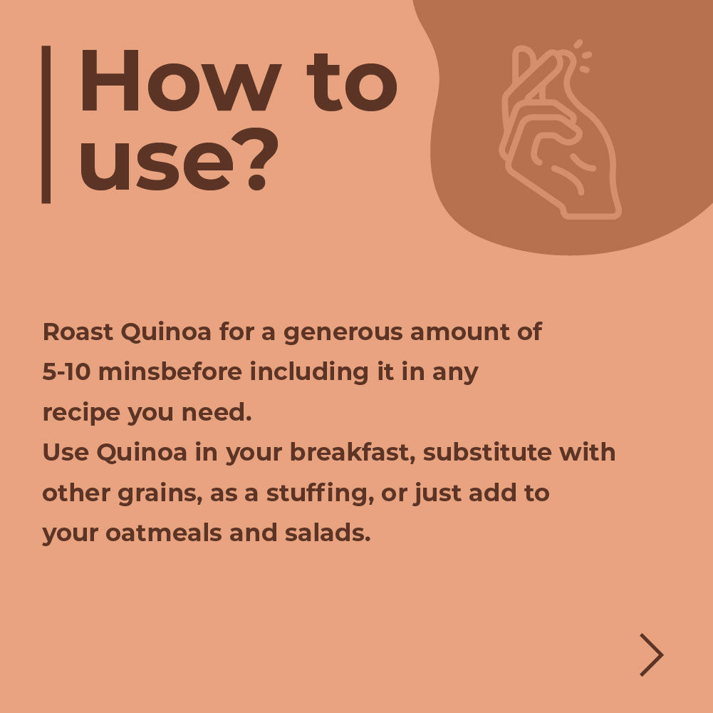 Happy Karma Quinoa Grains 650g | Gluten free | Natural and Organic | Diet food | Healthy breakfast |